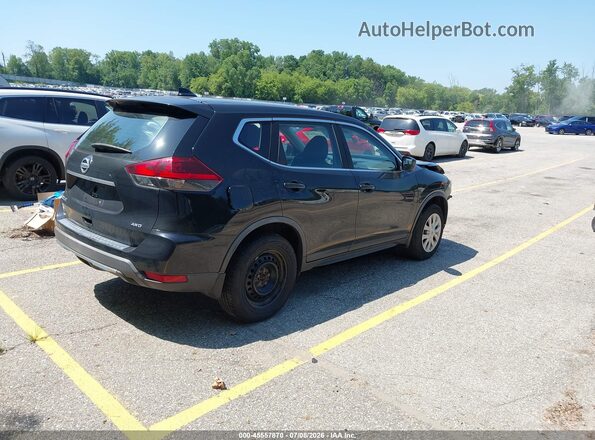 KNMAT2MV2JP567364 2018 NISSAN ROGUE Черный Задняя правая четверть