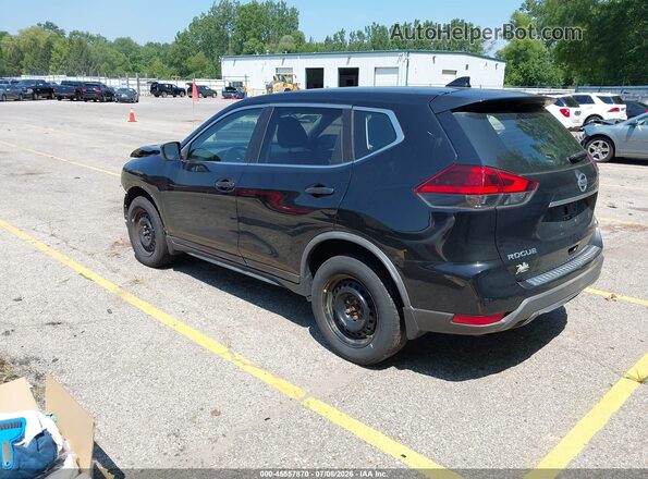 KNMAT2MV2JP567364 2018 NISSAN ROGUE Черный Задняя левая четверть