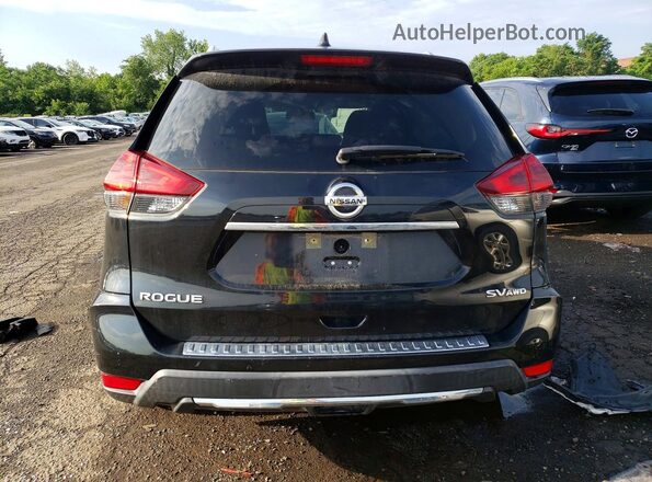 KNMAT2MV2JP591518 2018 NISSAN ROGUE Black Вид ззаду