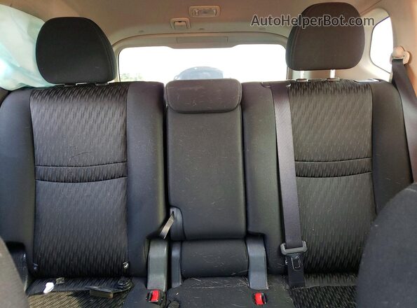 KNMAT2MV2JP591518 2018 NISSAN ROGUE Black Вид задніх сидінь
