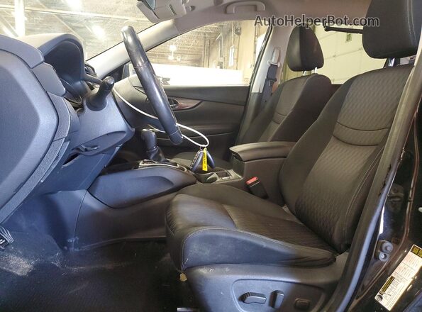 KNMAT2MV2JP603473 2018 NISSAN ROGUE Black Front interior view