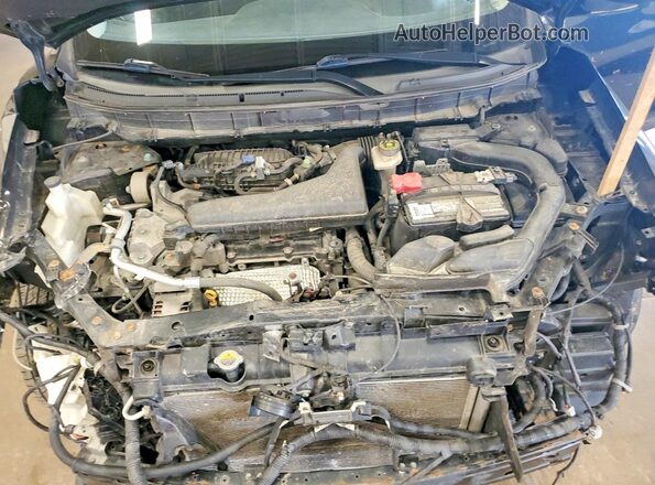 KNMAT2MV2JP603473 2018 NISSAN ROGUE Black Engine compartment view
