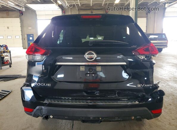 KNMAT2MV2JP603473 2018 NISSAN ROGUE Black Rear view