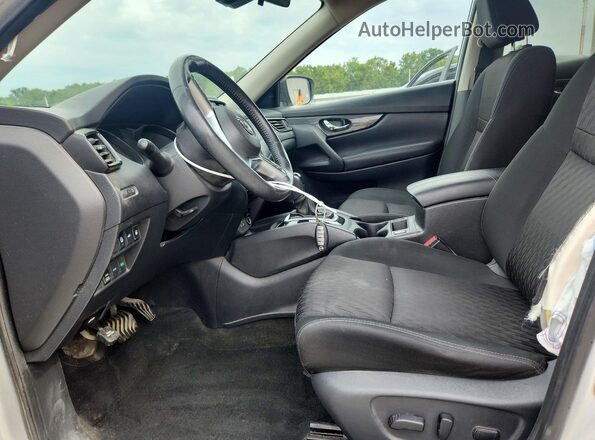 KNMAT2MV2KP508171 2019 NISSAN ROGUE Silver Widok wnętrza z przodu