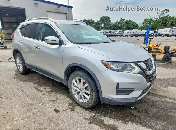 KNMAT2MV2KP508171 2019 NISSAN ROGUE Silver Przód prawy