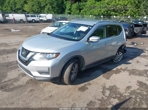 KNMAT2MV2KP510888 2019 NISSAN ROGUE Серебряный Передняя левая четверть