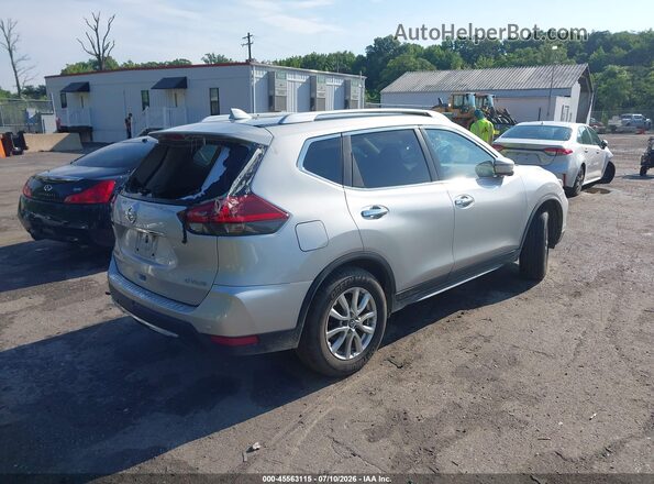 KNMAT2MV2KP510888 2019 NISSAN ROGUE Серебряный Задняя правая четверть