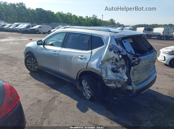 KNMAT2MV2KP510888 2019 NISSAN ROGUE Серебряный Задняя левая четверть