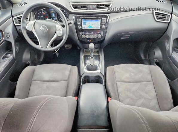KNMAT2MV3GP608240 2016 NISSAN ROGUE Silver წინა პანელის ხედი