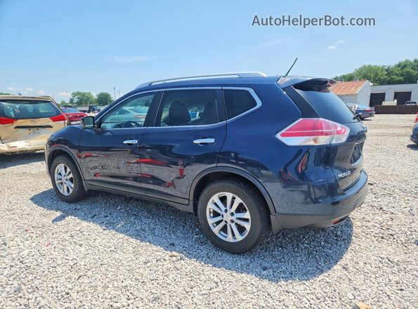 KNMAT2MV3GP617360 2016 NISSAN ROGUE Blue Rear left