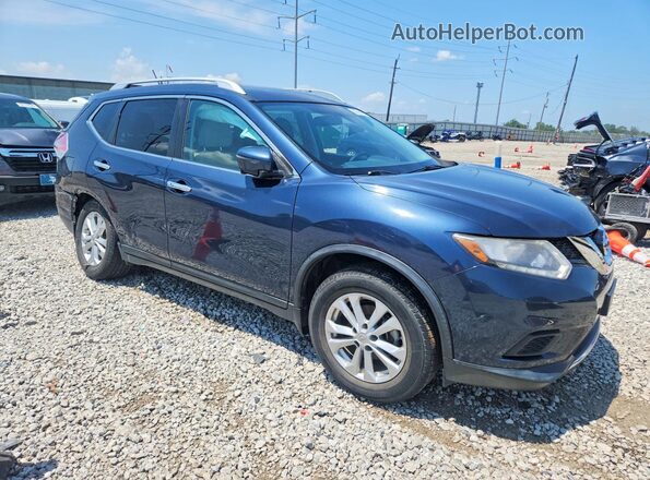 KNMAT2MV3GP617360 2016 NISSAN ROGUE Blue Front right