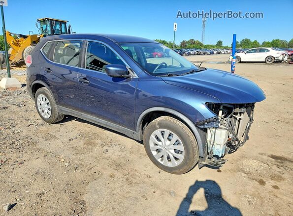 KNMAT2MV3GP632537 2016 NISSAN ROGUE Blue Առջևի աջ