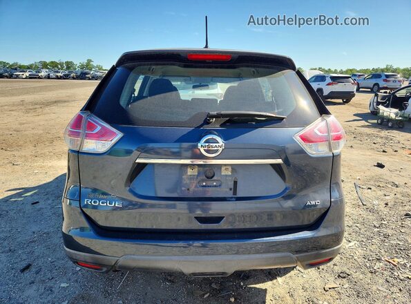 KNMAT2MV3GP632537 2016 NISSAN ROGUE Blue Հետևի տեսք