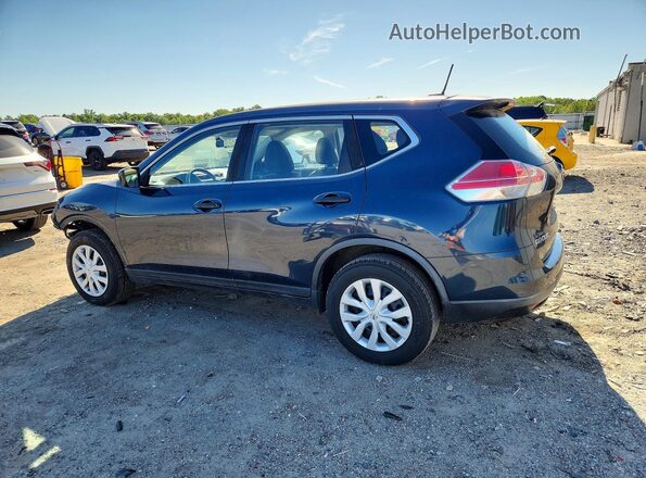 KNMAT2MV3GP632537 2016 NISSAN ROGUE Blue Հետևի ձախ