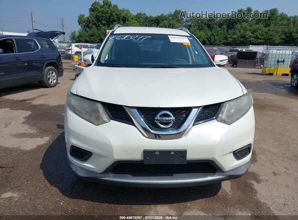 KNMAT2MV3GP637575 2016 NISSAN ROGUE White Առջևի վահանակի տեսք