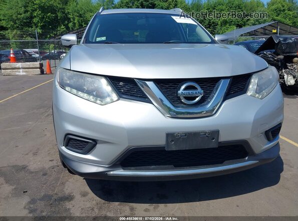 KNMAT2MV3GP645479 2016 NISSAN ROGUE Silver Դիմացի տեսք