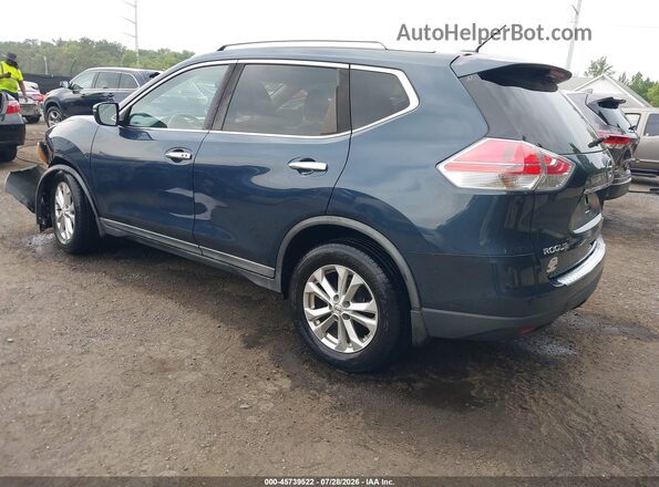 KNMAT2MV3GP653386 2016 NISSAN ROGUE Blue Tył lewy