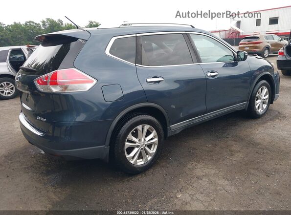 KNMAT2MV3GP653386 2016 NISSAN ROGUE Blue Tył prawy