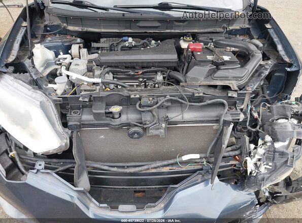 KNMAT2MV3GP653386 2016 NISSAN ROGUE Blue Widok z tyłu
