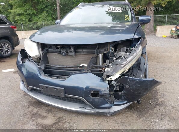KNMAT2MV3GP653386 2016 NISSAN ROGUE Blue Widok z przodu