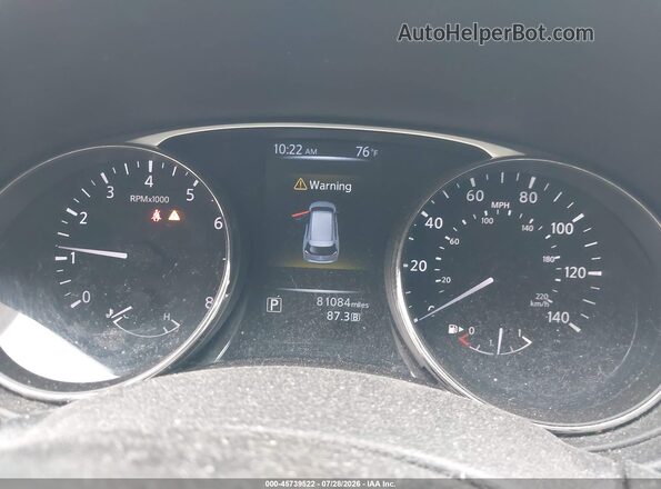 KNMAT2MV3GP653386 2016 NISSAN ROGUE Blue Widok tylnych siedzeń