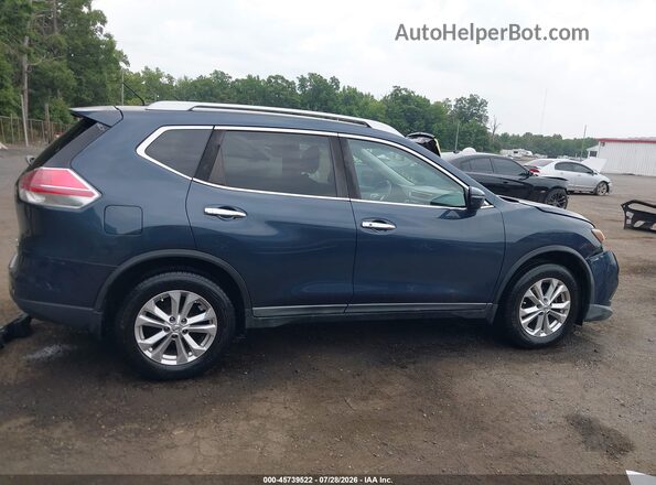 KNMAT2MV3GP653386 2016 NISSAN ROGUE Blue Widok wnętrza 360 stopni