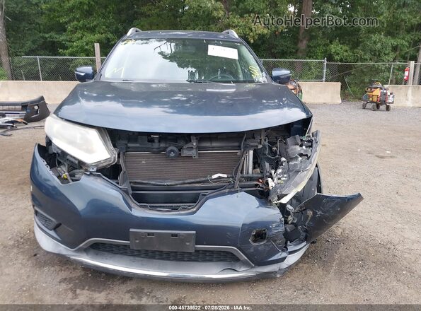 KNMAT2MV3GP653386 2016 NISSAN ROGUE Blue Widok wnętrza z tyłu