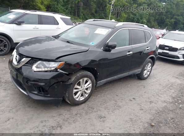 KNMAT2MV3GP657549 2016 NISSAN ROGUE Black Front left