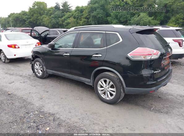 KNMAT2MV3GP657549 2016 NISSAN ROGUE Black Rear left