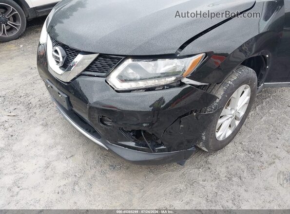 KNMAT2MV3GP657549 2016 NISSAN ROGUE Black Front view