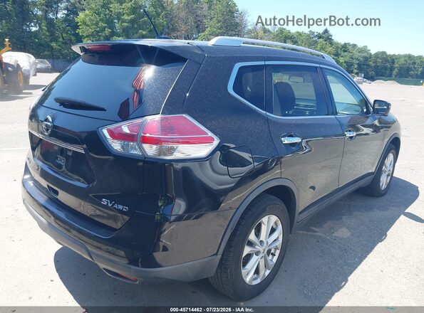 KNMAT2MV3GP674125 2016 NISSAN ROGUE Black Tył prawy