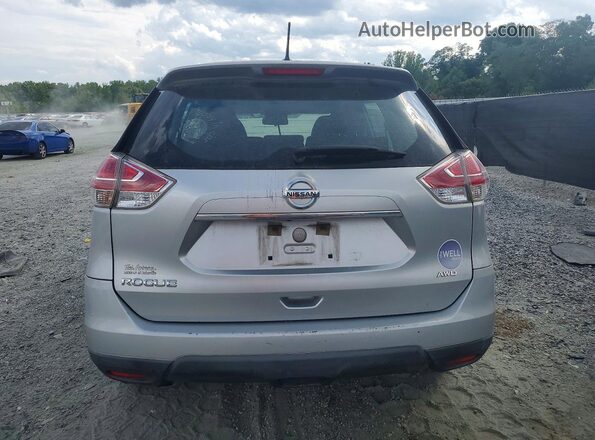 KNMAT2MV3GP681530 2016 NISSAN ROGUE Silver Vista trasera