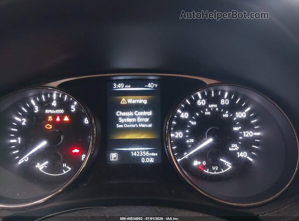 KNMAT2MV3GP683987 2016 NISSAN ROGUE Black Հետևի նստատեղերի տեսք