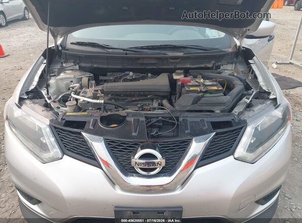 KNMAT2MV3GP688574 2016 NISSAN ROGUE Silver Вид ззаду