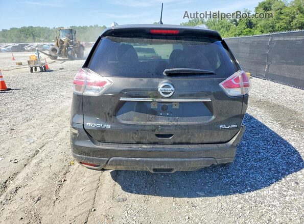 KNMAT2MV3GP728538 2016 NISSAN ROGUE Black უკანა ხედი