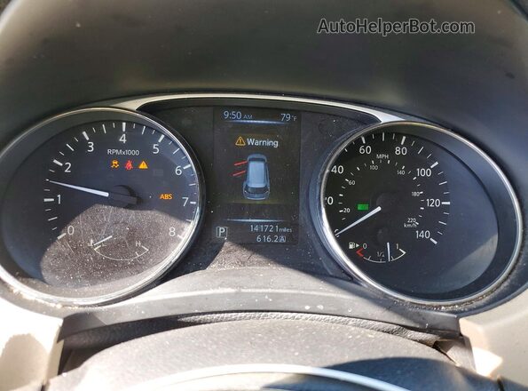 KNMAT2MV3GP728538 2016 NISSAN ROGUE Black ხელსაწყოთა პანელის ხედი