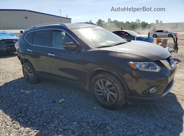 KNMAT2MV3GP728538 2016 NISSAN ROGUE Black წინა მარჯვენა