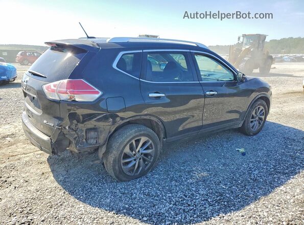 KNMAT2MV3GP728538 2016 NISSAN ROGUE Black უკანა მარჯვენა