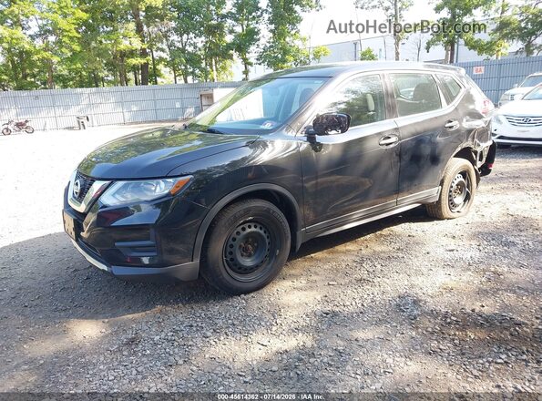 KNMAT2MV3HP500167 2017 NISSAN ROGUE Black Vista tres cuartos delantera izquierda
