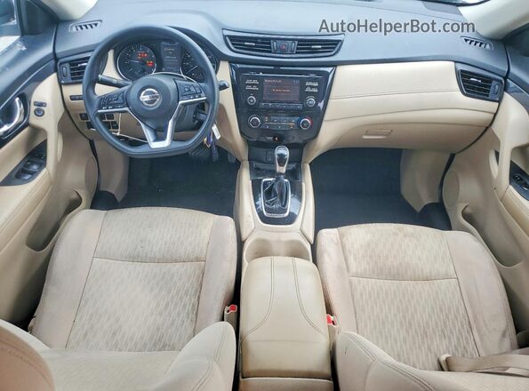 KNMAT2MV3HP521651 2017 NISSAN ROGUE White Вид панелі приладів