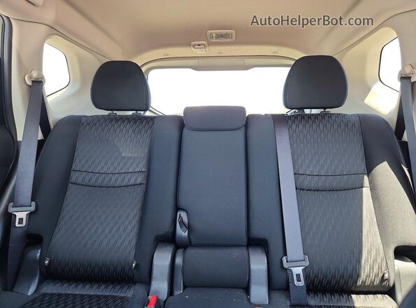 KNMAT2MV3HP532875 2017 NISSAN ROGUE Charcoal Rear seats view