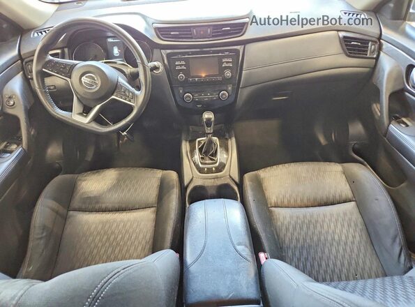 KNMAT2MV3HP566007 2017 NISSAN ROGUE Blue Вид панелі приладів