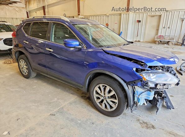 KNMAT2MV3HP566007 2017 NISSAN ROGUE Blue Передня права чверть