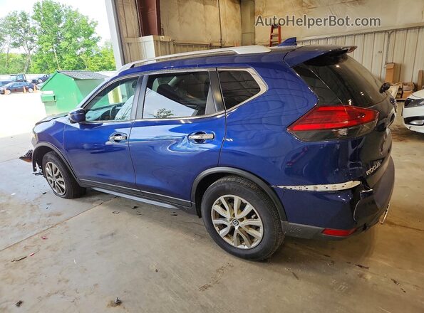 KNMAT2MV3HP566007 2017 NISSAN ROGUE Blue Задня ліва чверть