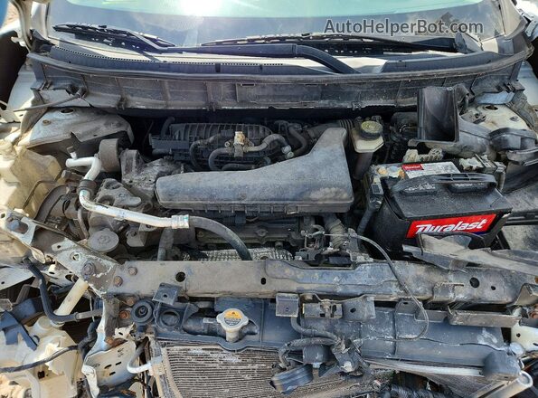 KNMAT2MV3HP567318 2017 NISSAN ROGUE White Vista del compartimento del motor