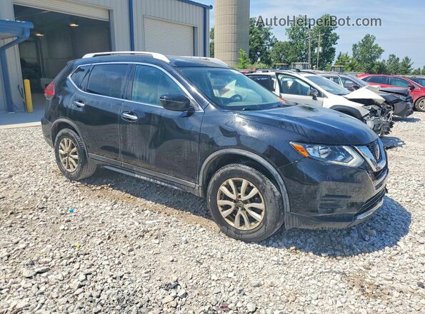 KNMAT2MV3JP507500 2018 NISSAN ROGUE Black Delantero derecho