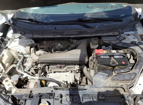 KNMAT2MV3JP530999 2018 NISSAN ROGUE White უკანა სალონის ხედი