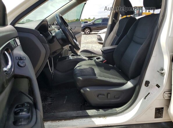KNMAT2MV3JP530999 2018 NISSAN ROGUE White წინა სალონის ხედი