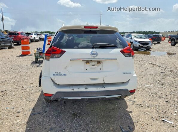 KNMAT2MV3JP530999 2018 NISSAN ROGUE White უკანა ხედი