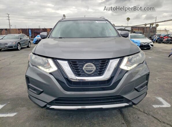 KNMAT2MV3JP549813 2018 NISSAN ROGUE Gray Front view